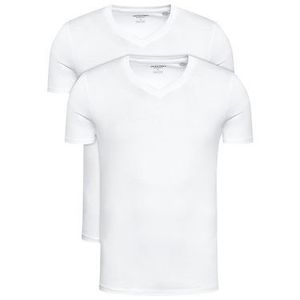 Jack&Jones 2-dielna súprava tričiek Basic 12133914 Biela Comfort Fit vyobraziť