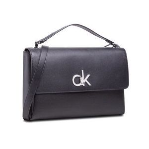 Calvin Klein Kabelka Flap Top H Md K60K608061 Čierna vyobraziť