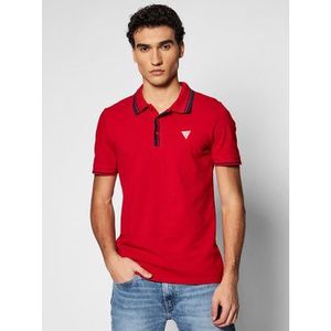 Guess Polokošeľa M1RP60 K7O61 Červená Slim Fit vyobraziť