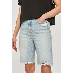Tommy Jeans - Rifľové krátke nohavice vyobraziť