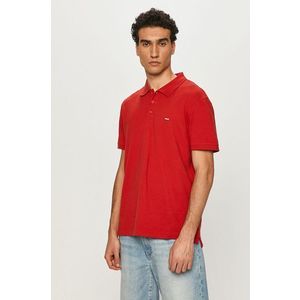 Polo tričko Levi's červená farba vyobraziť