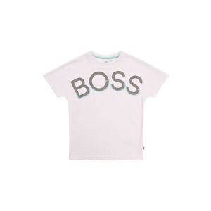Detské tričko Boss biela farba vyobraziť