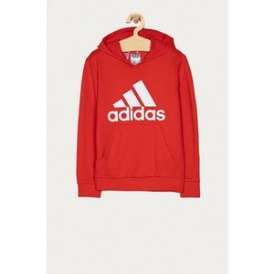 Mikina adidas GN4037 červená farba, s potlačou vyobraziť