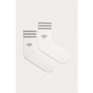 Ponožky adidas Originals GU2383 biela farba vyobraziť
