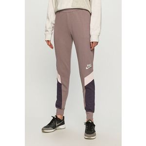 Nohavice Nike Sportswear dámske, fialová farba vyobraziť