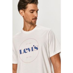 Tričko Levi's 16143.0136-Neutrals, biela farba vyobraziť