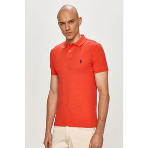 Polo tričko Polo Ralph Lauren červená farba vyobraziť