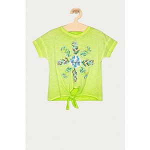 Detské tričko Desigual zelená farba vyobraziť