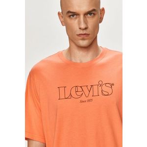 Tričko Levi's oranžová farba vyobraziť