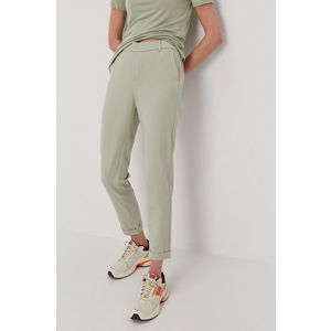 Nohavice Vero Moda dámske, zelená farba vyobraziť
