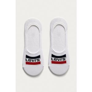 Ponožky Levi's biela farba vyobraziť