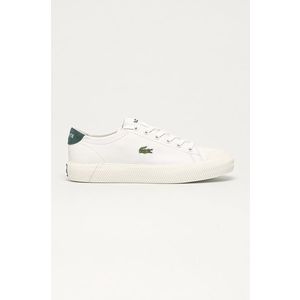 Topánky Lacoste biela farba, na platforme vyobraziť
