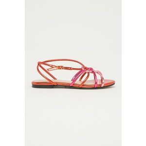 Kožené sandále Marciano Guess dámske, ružová farba vyobraziť