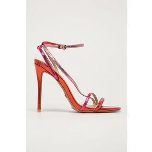 Kožené sandále Marciano Guess ružová farba vyobraziť
