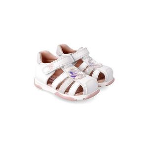 Detské kožené sandále Garvalin biela farba vyobraziť