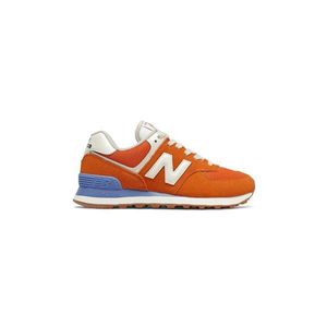 Topánky New Balance oranžová farba, na plochom podpätku vyobraziť