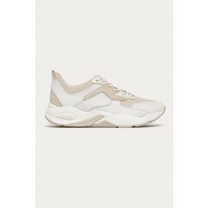 Topánky Timberland biela farba, na platforme vyobraziť