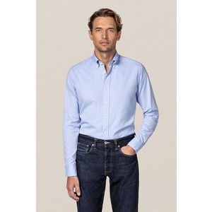 Bavlnená košeľa Eton pánska, slim, s golierom button-down vyobraziť