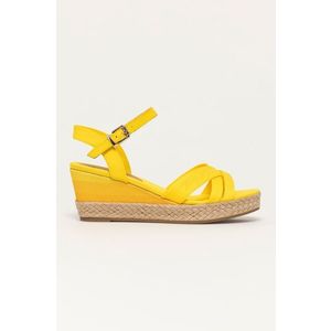 Sandále Tommy Hilfiger žltá farba, na kline vyobraziť