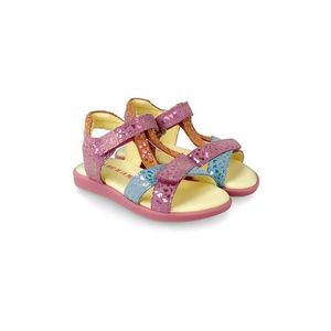 Detské semišové sandále Agatha Ruiz de la Prada ružová farba vyobraziť
