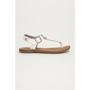 Kožené sandále Steve Madden dámske, biela farba vyobraziť