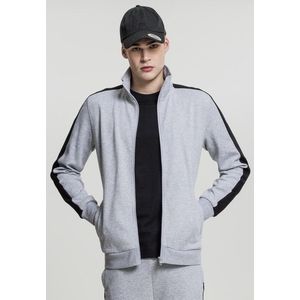 Urban Classics 2-Tone Interlock Track Jacket grey/black - XXL vyobraziť