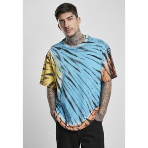 Urban Classics Black Tie Dye Oversized Tee black - 5XL vyobraziť