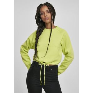 Urban Classics Ladies Oversized Short Raglan Crew frozen yellow - S vyobraziť