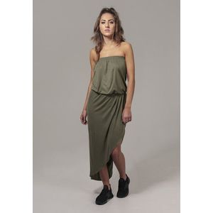 Urban Classics Ladies Viscose Bandeau Dress duskrose - 4XL vyobraziť