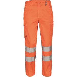Cerva Reflexné pracovné nohavice VIGO - Oranžová | 46 vyobraziť