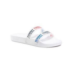 Tommy Jeans Šľapky Double Strap Pool Slide EN0EN01304 Biela vyobraziť