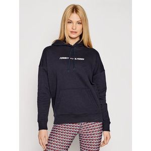 Tommy Hilfiger Mikina Graphic Hoodie Ls S10S100980 Tmavomodrá Relaxed Fit vyobraziť