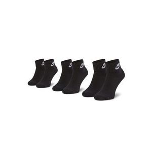 Nike Súprava 3 párov vysokých ponožiek unisex SK0110-010 Čierna vyobraziť