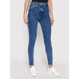 Calvin Klein Jeans Džínsy High Rise J20J215787 Tmavomodrá Skinny Fit vyobraziť