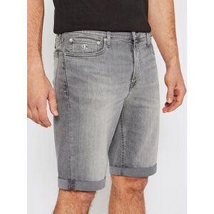 Calvin Klein Jeans Džínsové šortky J30J317741 Sivá Slim Fit vyobraziť