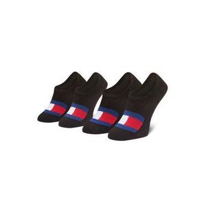 Tommy Hilfiger Súprava 2 párov krátkych pánskych ponožiek 100002662 Čierna vyobraziť