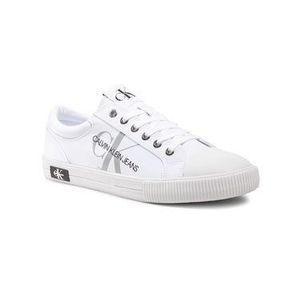 Calvin Klein Jeans Plátenky Vulcanized Sneaker YM0YM00015 Biela vyobraziť