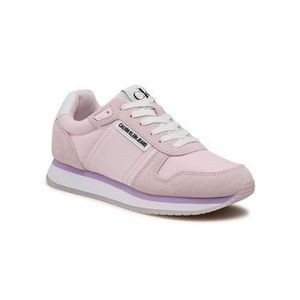 Calvin Klein Jeans Sneakersy Runner Sneaker Laceup Pl YW0YW00071 Ružová vyobraziť