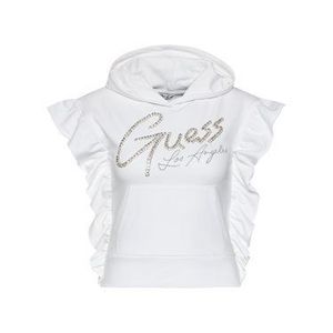 Guess Mikina J1RQ07 KA6V0 Biela Regular Fit vyobraziť