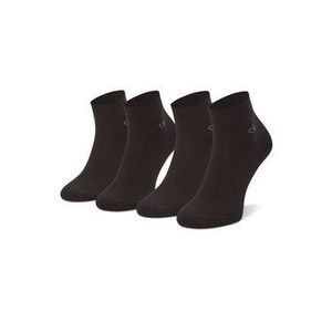 Calvin Klein Súprava 2 párov členkových pánskych ponožiek 100001872 Čierna vyobraziť