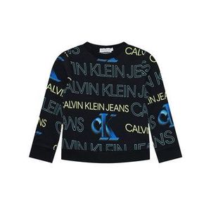 Calvin Klein Jeans Mikina Pixelated Aop IB0IB00802 Tmavomodrá Regular Fit vyobraziť