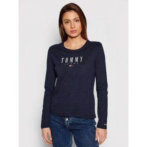 Tommy Jeans Blúzka Lala DW0DW09928 Tmavomodrá Slim Fit vyobraziť