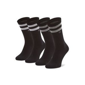 Calvin Klein Súprava 2 párov vysokých pánskych ponožiek 100001763 Čierna vyobraziť