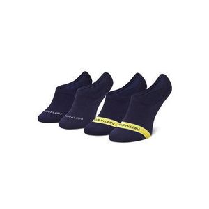 Calvin Klein Súprava 2 párov krátkych ponožiek dámskych 100001898 Tmavomodrá vyobraziť