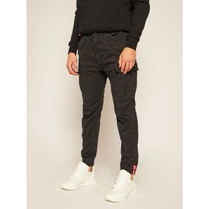 Alpha Industries Jogger nohavice Airman 188201 Čierna Tapered Fit vyobraziť