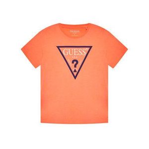 Guess Tričko Unisex Oranžová Regular Fit vyobraziť