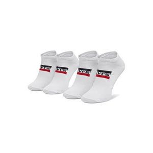Levi's® Súprava 2 párov kotníkových ponožiek unisex 37157-0558 Biela vyobraziť