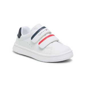 Tommy Hilfiger Sneakersy Low Cut Velcro Sneaker T1B4-31079-0193 M Biela vyobraziť