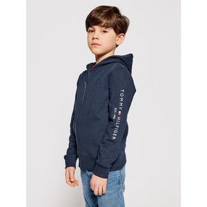 Tommy Hilfiger Mikina Essential Hooded Zip Through KB0KB06341 D Tmavomodrá Regular Fit vyobraziť