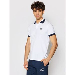 EA7 Emporio Armani Polokošeľa 3KPF07 PJ04Z 1100 Biela Regular Fit vyobraziť